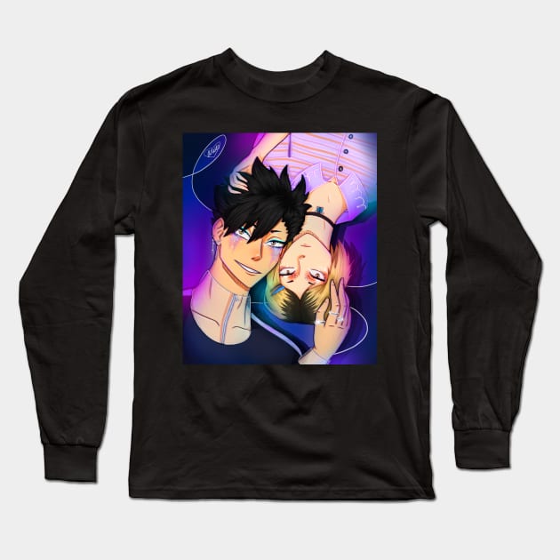 Euphoria x Kuroo and Kenma Long Sleeve T-Shirt by gotosleeparwen